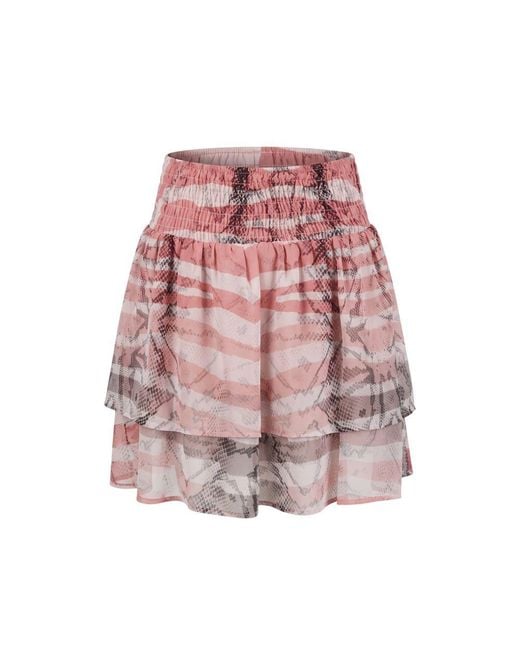 Trussardi Pink Polyester Skirt