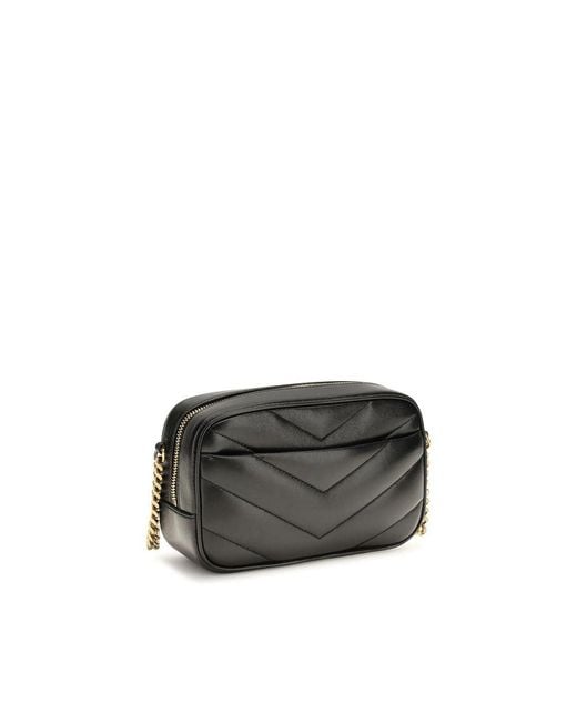 Saint Laurent Black Lamb Ovis Aries Aries Shoulder Bag
