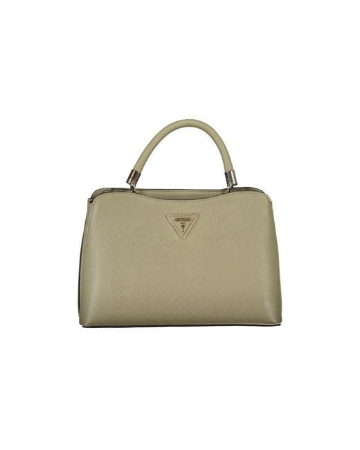 Guess Green Polyethylene Handbag