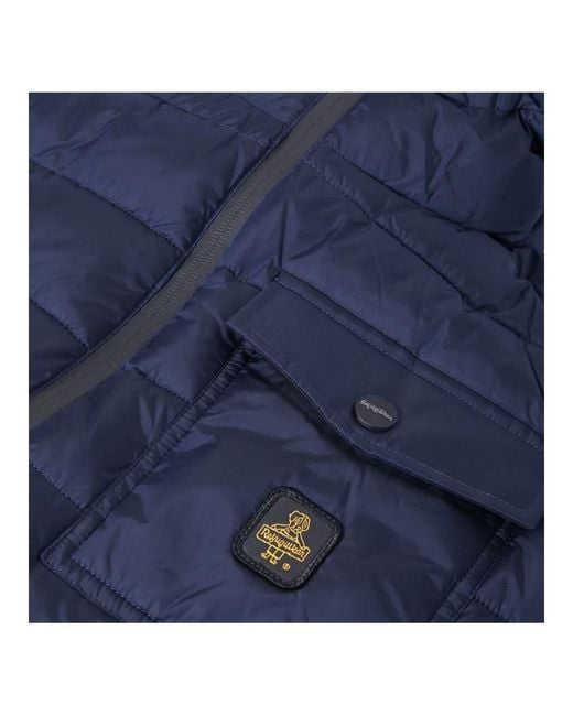 Refrigiwear Blue Nylon Jacket for men