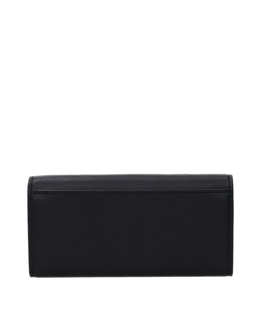 Michael Kors Black Hamilton Wallet Leather