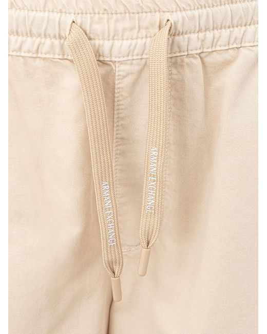 Armani Exchange Natural Chic Elastic Waist Shorts for men