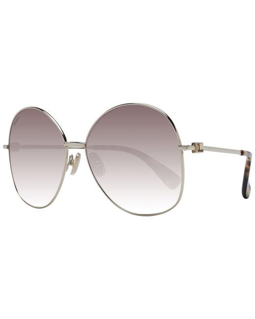 Max Mara Gray Gold Sunglasses