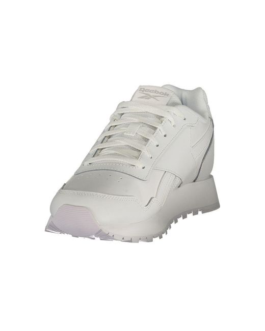 Reebok Gray Bianco Polyurethane Men's Sneaker for men