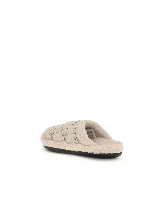 Moon Boot Natural Beige Polyamide Flats