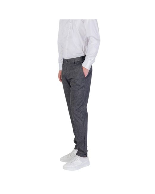 Antony Morato Gray Polyester Skinny Pants for men