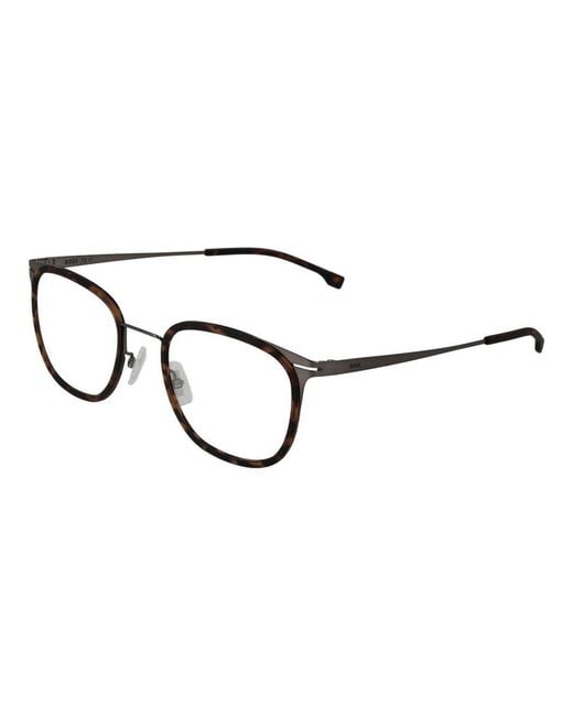 Boss Brown Stainless Steel Glasses (frames) for men