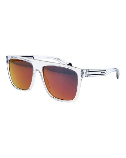 Polaroid Multicolor Transparent Plastic Sunglasses for men