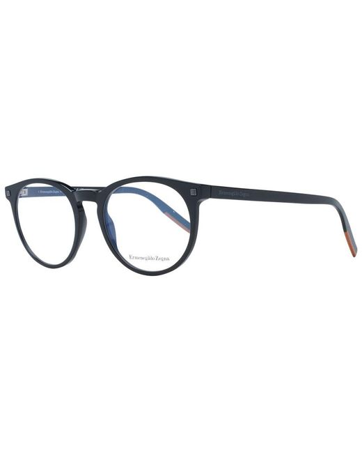 Zegna Blue Black Plastic Glasses (frames) for men