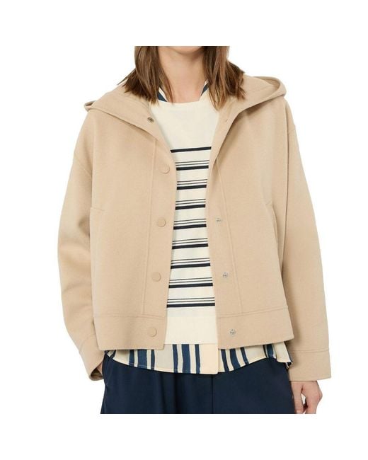 Max Mara Natural Beige Polyamide Jacket