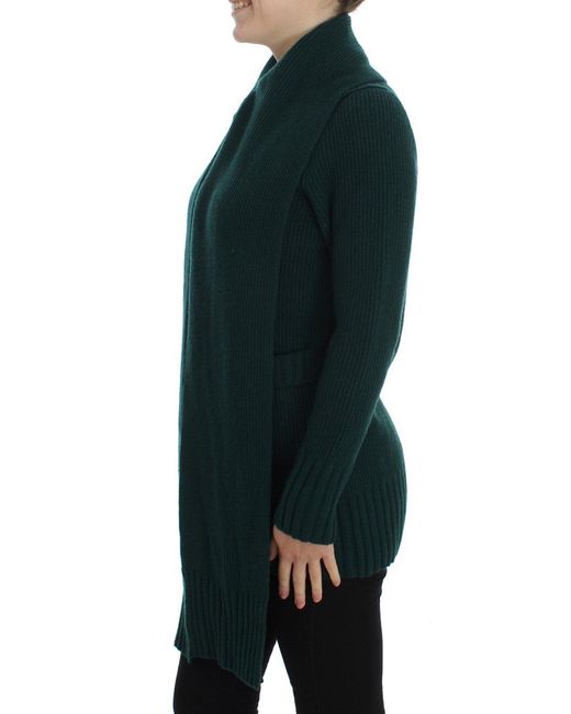 Dolce & Gabbana Green Knitted Cashmere Cardigan