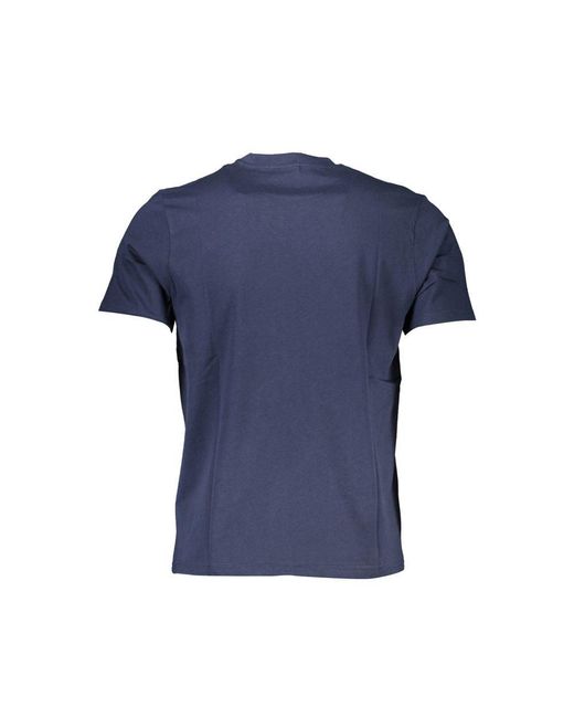 North Sails Blue Cotton T-Shirt for men