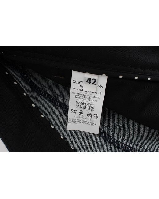 Dolce & Gabbana Denim Cotton Capri Torero Jeans Blue Sig20020