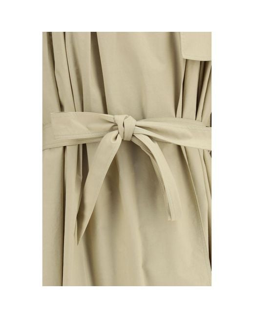 Calvin Klein Natural Beige Cotton Coat