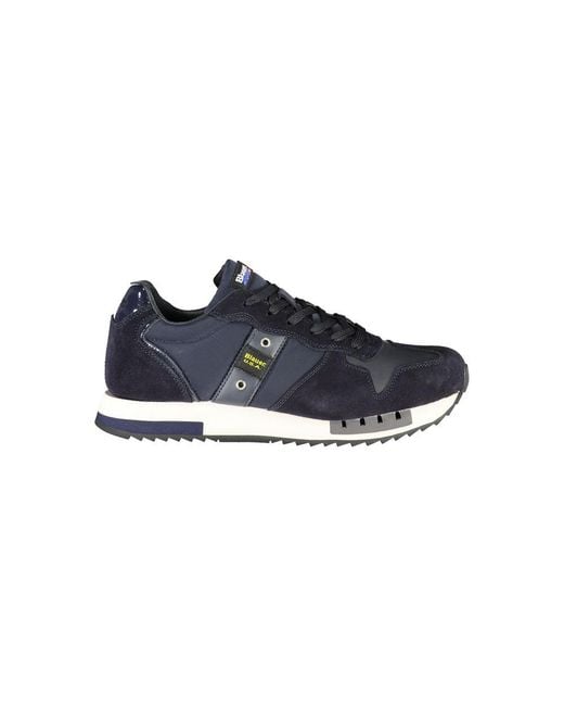 Blauer Blue Contrast Lace-Up Sports Sneakers for men