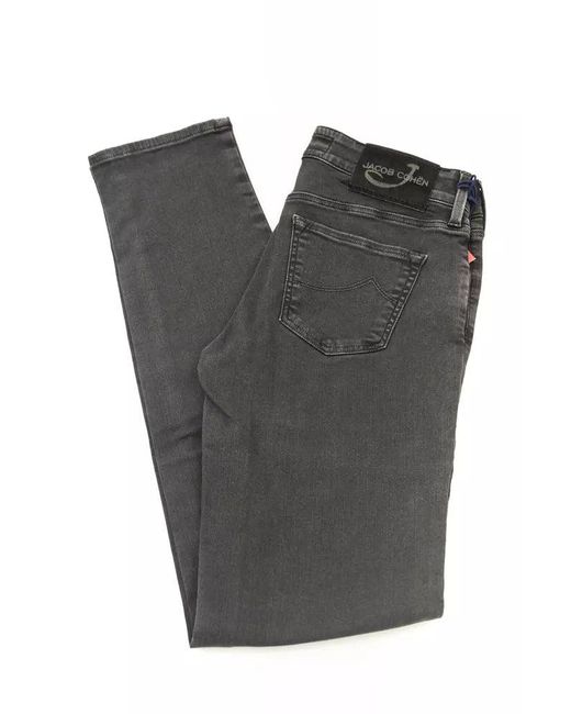 Jacob Cohen Gray Cotton Jeans