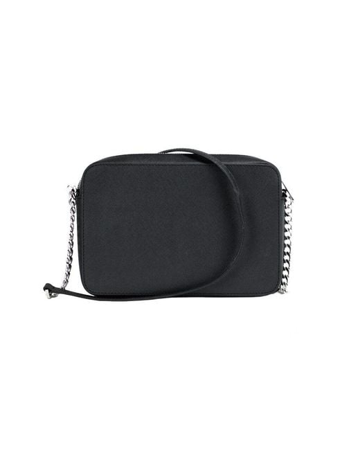 Michael Kors Black Leather Crossbody Bag