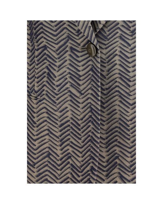 Giorgio Armani Gray Beige Viscose Blazer