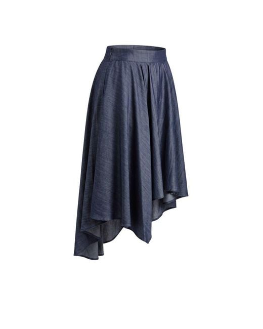 Trussardi Blue Denim Skirt