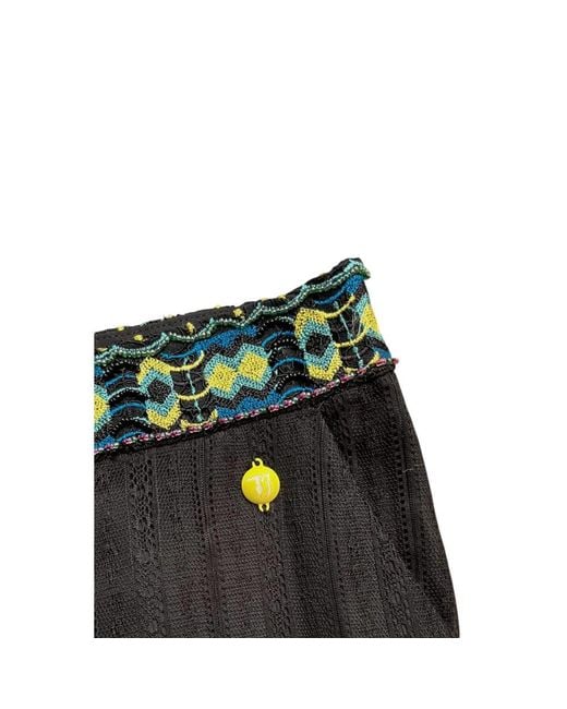 Trussardi Black Polyamide Pants