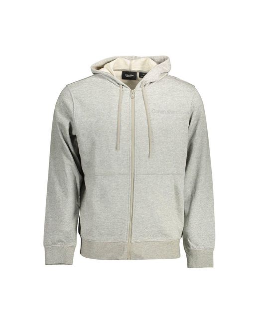 Calvin Klein Gray Zip-Throughs for men