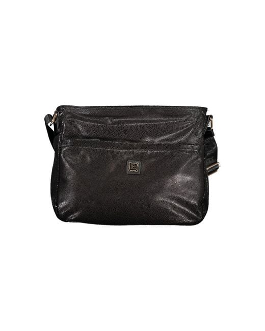 Laura Biagiotti Black Nero Polyester Handbag