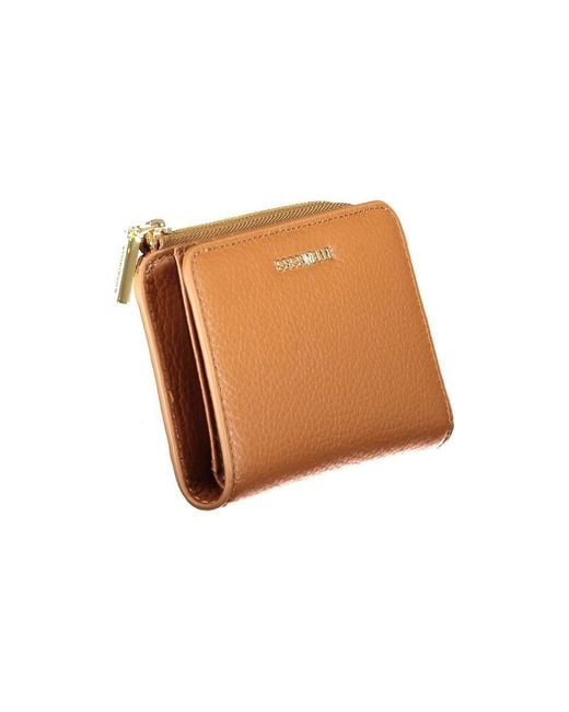 Coccinelle Orange Slim Leather Bifold Wallet