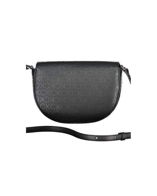 Calvin Klein Gray Polyurethane Shoulder Bag