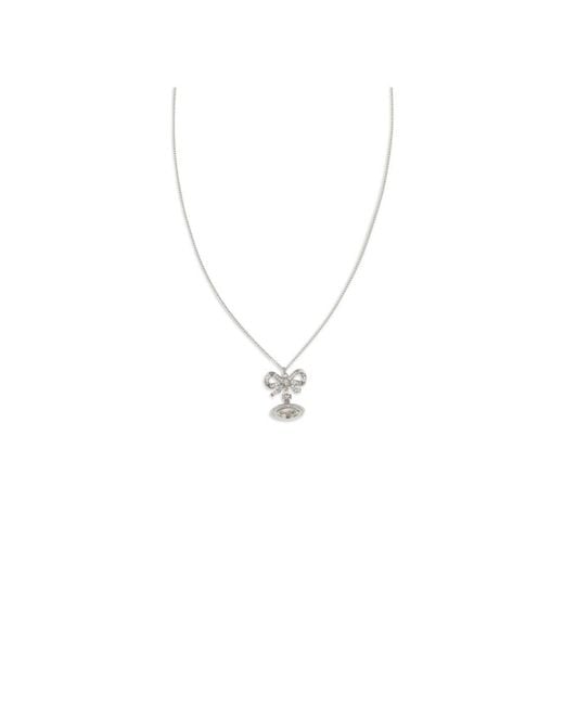 Vivienne Westwood Metallic Silver Silver Necklace