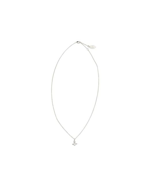 Vivienne Westwood White Gold Metal Necklace