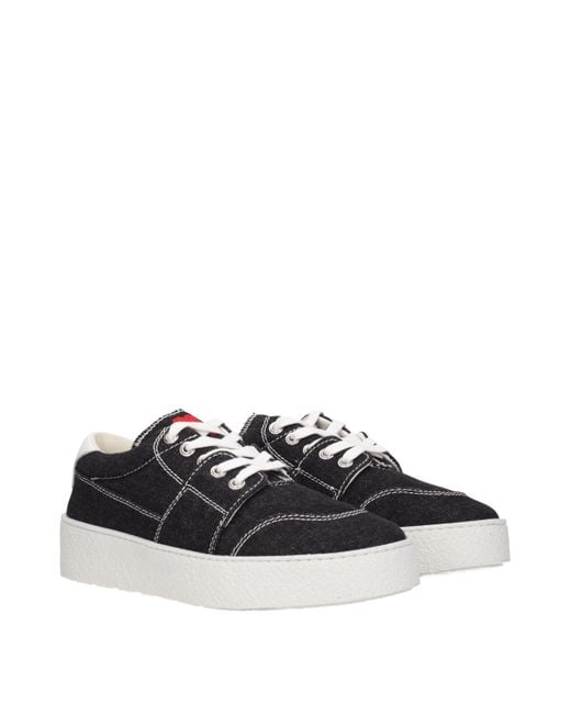 AMI Black Lowtop Casual Sneakers for men