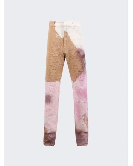 Givenchy White Slim Fit Trousers for men