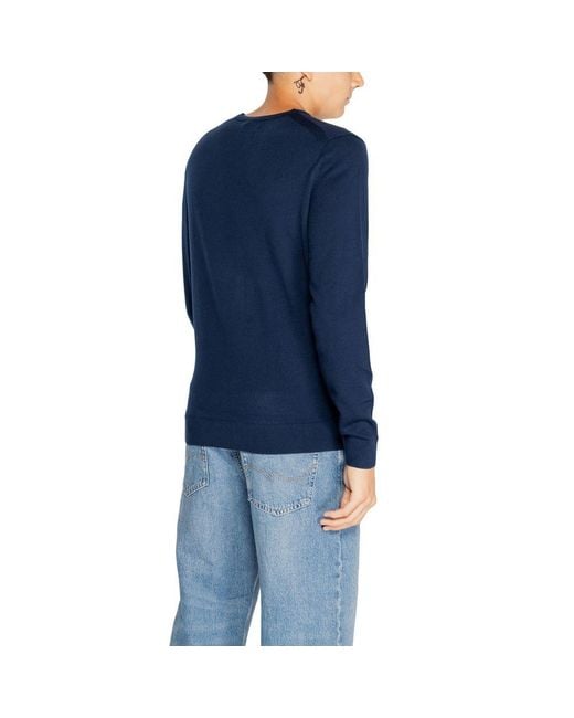 Calvin Klein Blue Wool Wool T-Shirt for men