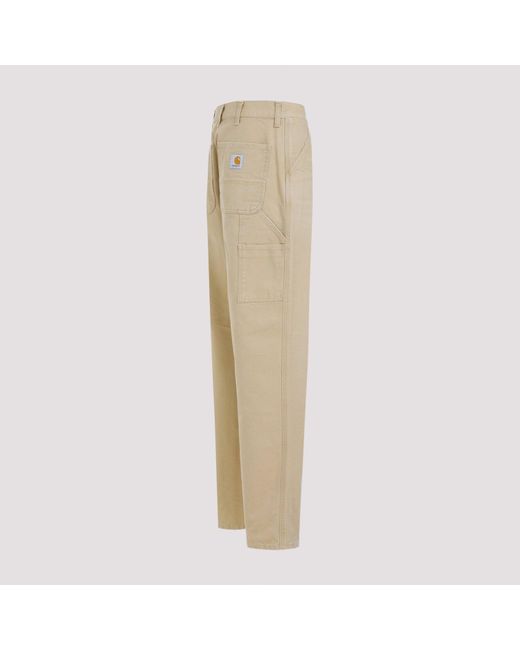 Carhartt Beige Bourbon Aged Canvas Cotton Single Knee Pants in Natural ...