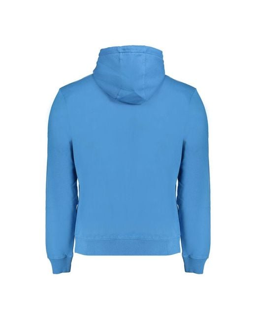 Napapijri Blue Cotton Sweater for men