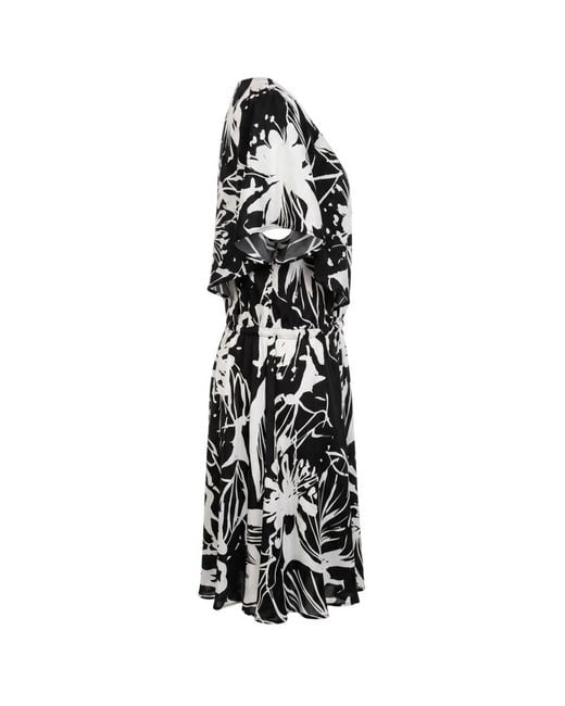 Trussardi Black Polyester Dress