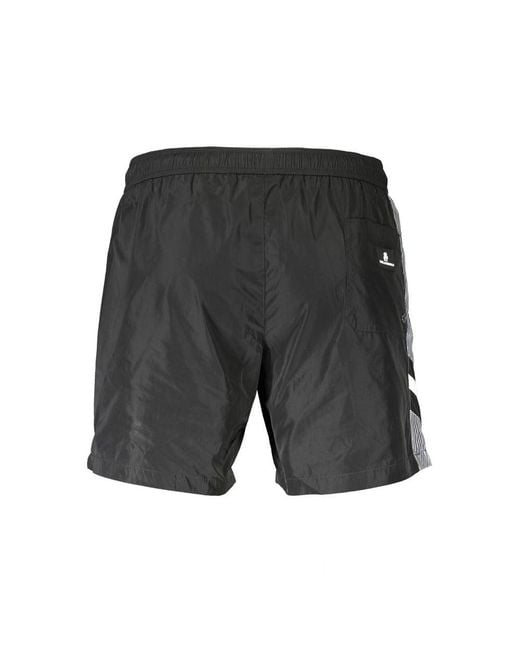 Karl Lagerfeld Gray Polyester Swim Trunk for men