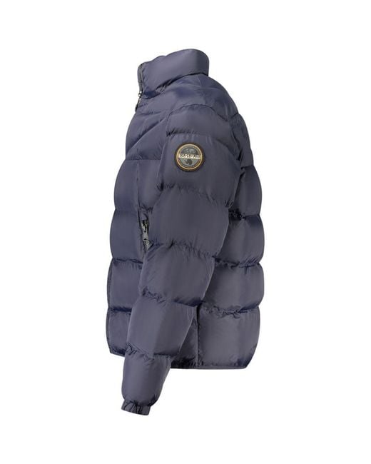 Napapijri Blue Polyamide Jacket for men