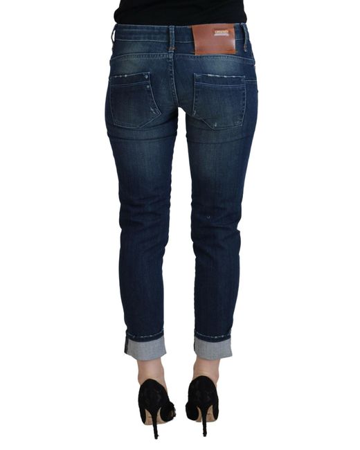 Acht Blue Chic Low Waist Slim Fit Jeans