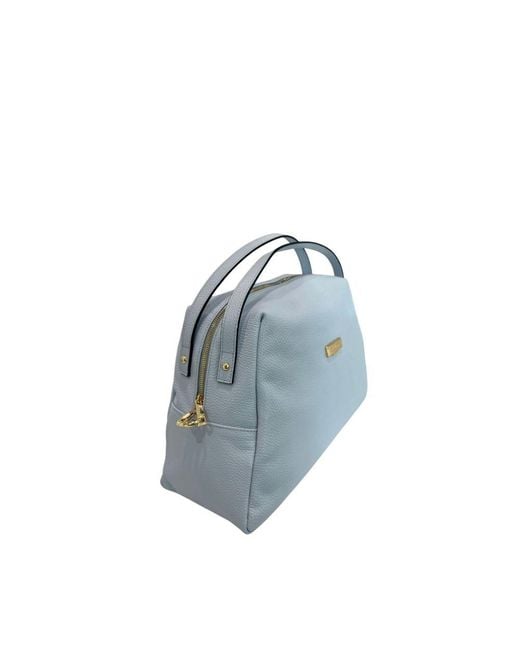 Baldinini Blue Leather Bag