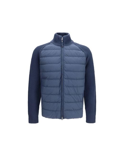 Parajumpers Blue Polyamide Shell Jacket for men