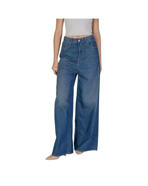 Replay Blue Cotton Jeans & Pant