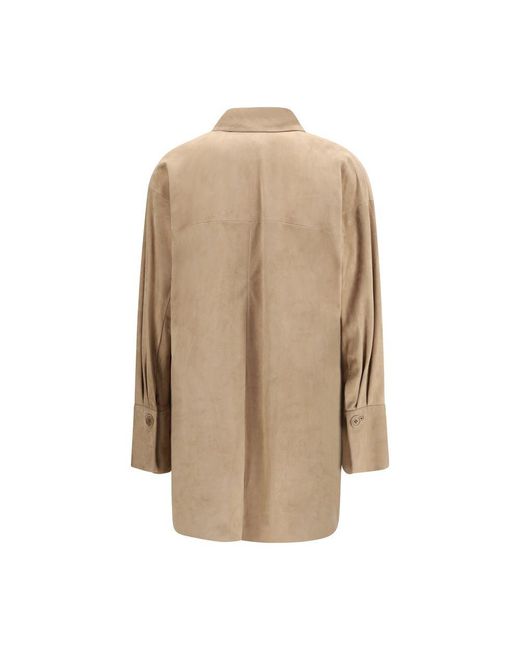 Salvatore Santoro Natural Beige Lamb Ovis Aries Aries Shirt