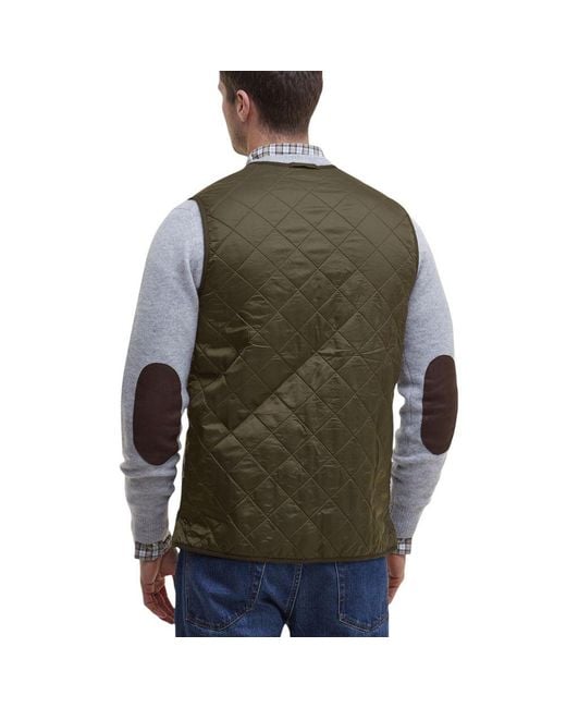 Barbour Green Polyamide Sleveless Jacket for men