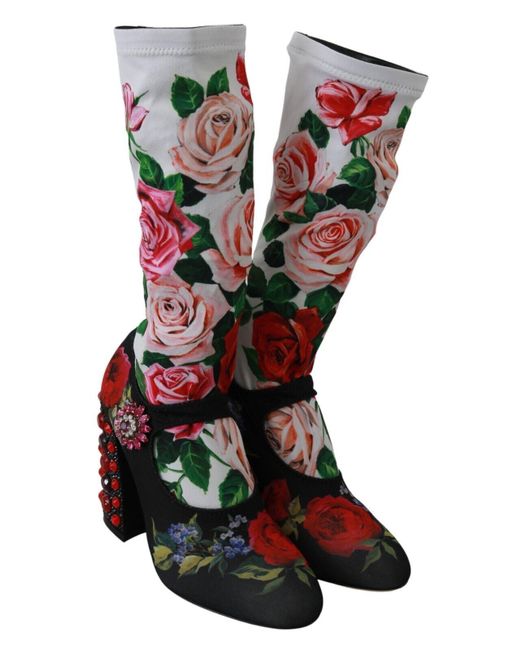 Dolce & Gabbana Red Heeled Boots