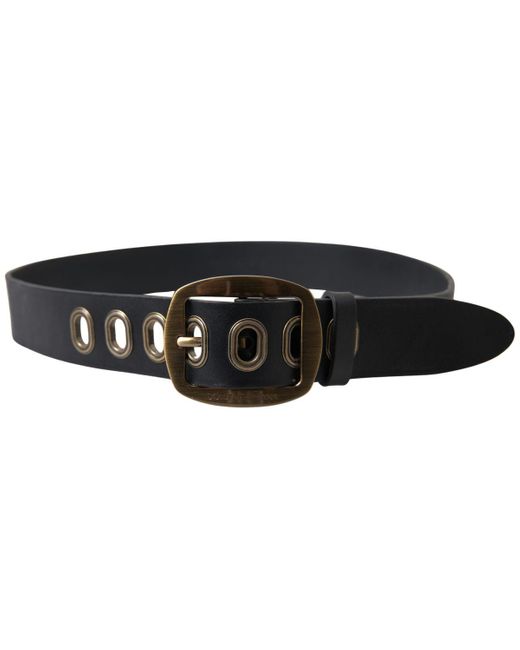 Dolce & Gabbana Black Sleek Italian Leather Belt With Metal Buckle for men