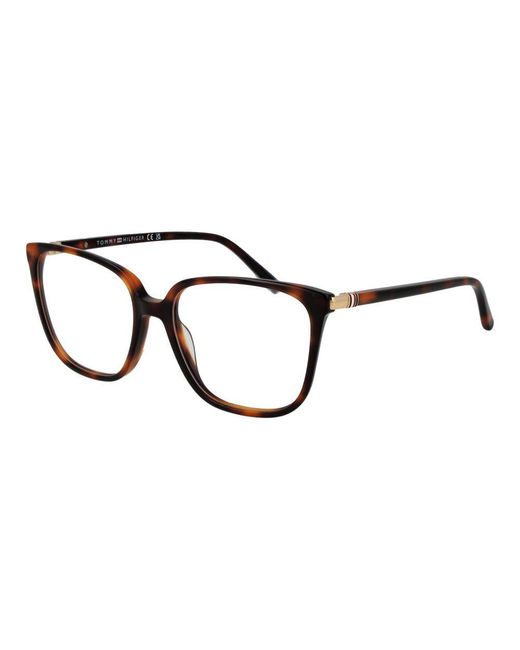 Tommy Hilfiger Black Brown Acetate Glasses (frames)