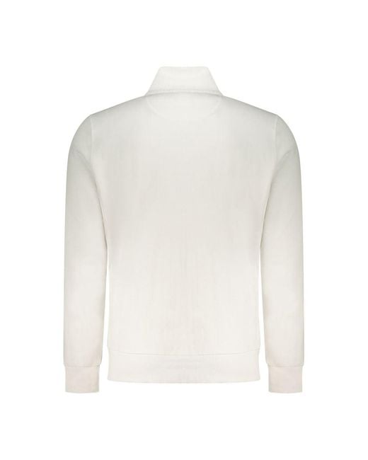 North Sails White Cotton Men's Sweatshirt for men