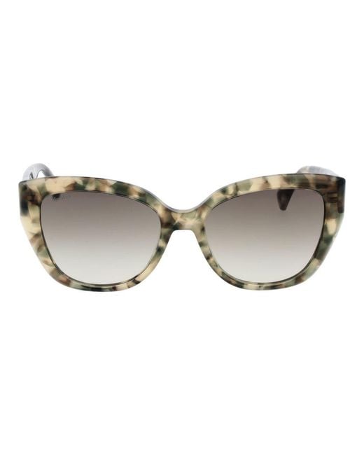 Max Mara Gray Acetate Sunglasses