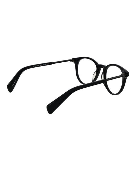 Yohji Yamamoto Black Plastic Glasses (Frames) for men